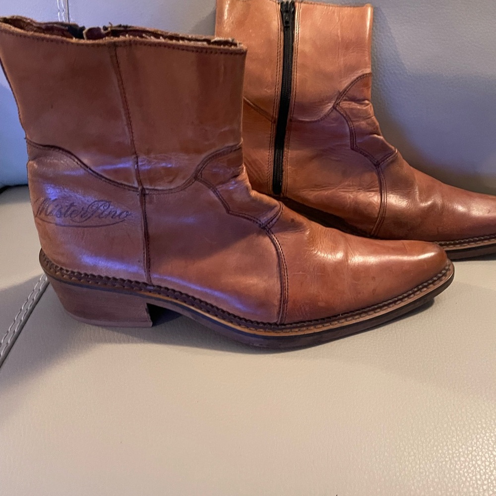 Men's Brown Leather Boots